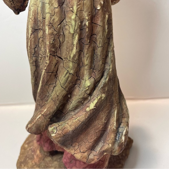 Department 56 Renaissance Nativity  Set 2 Pieces ~10” As Is! Please Read - Picture 5 of 16